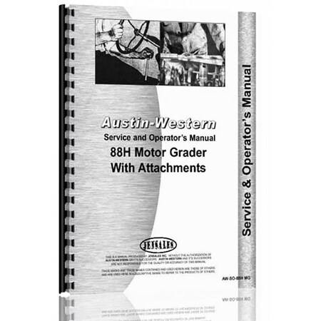 Operator + Equipment Service Manual For Austin Western 88H (AW-SO-88H MG)